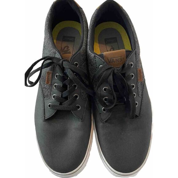 Vans Shoes Mens 11.5 Sneaker EUC Ortholite Winston DX Skate Leather - Picture 2 of 14